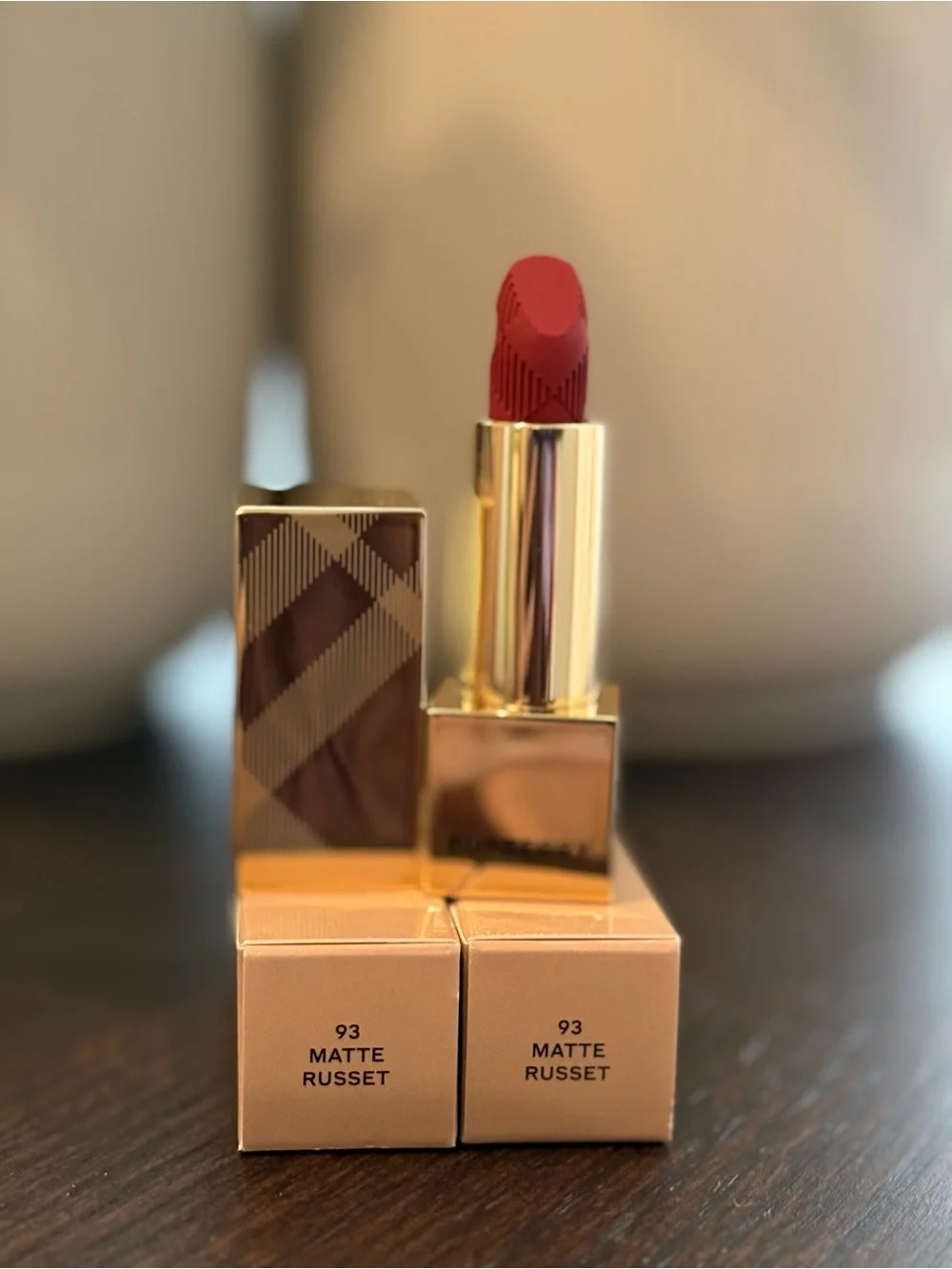 Burberry Kisses Matte Lipstick - 93 Matte Russet | Set of 2 NIB ✨ Luxury Makeup